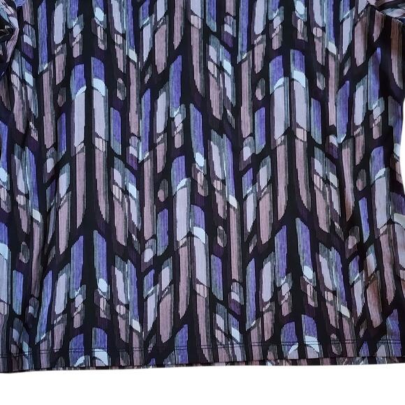 East 5th Essentials Womens Pullover Stretch Knit Tee Size L Purple Blue Top - Picture 8 of 8